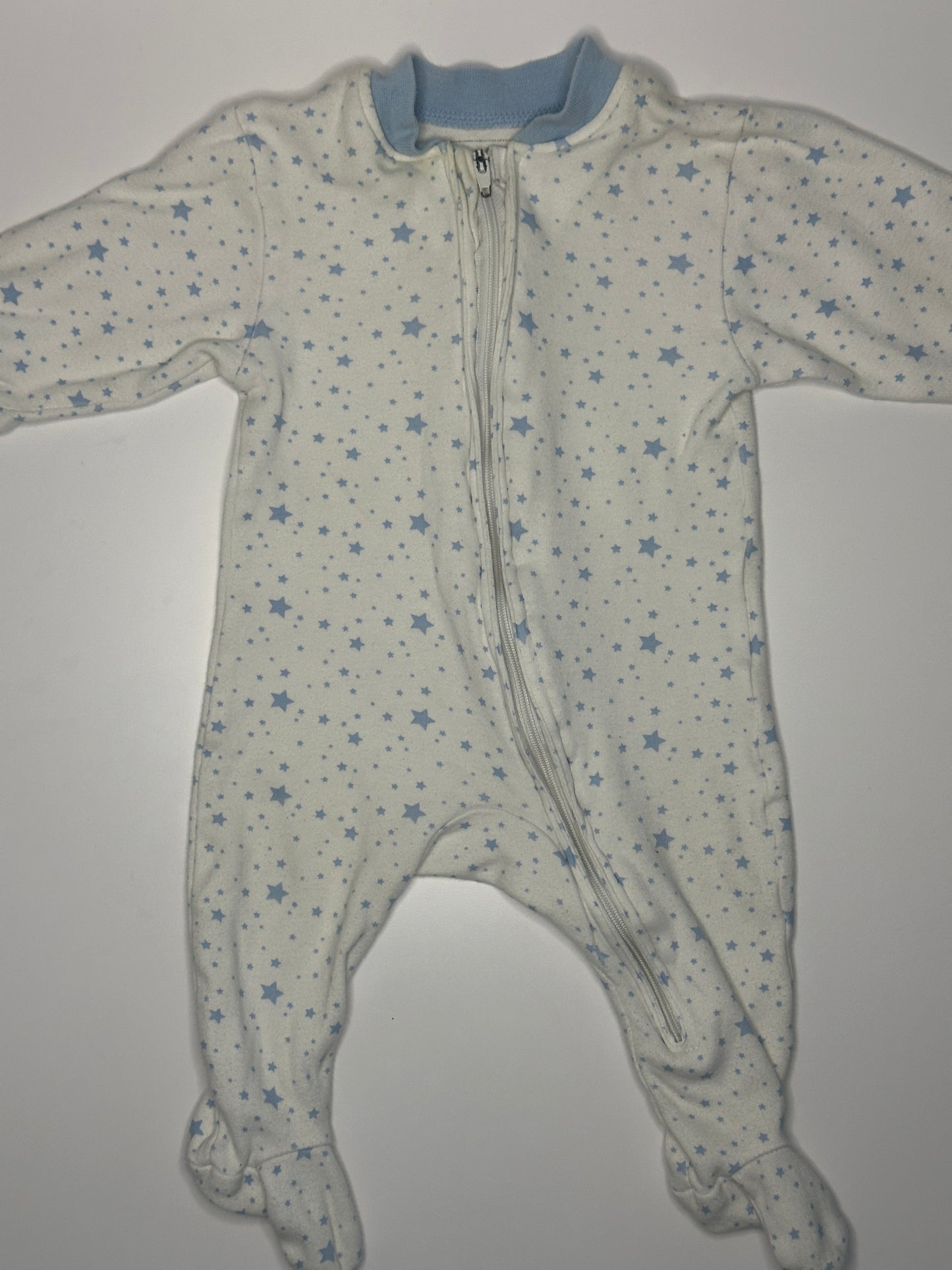 Sternchen Pyjama Strampler Gr. 56