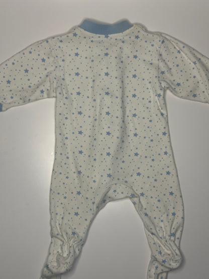 Sternchen Pyjama Strampler Gr. 56