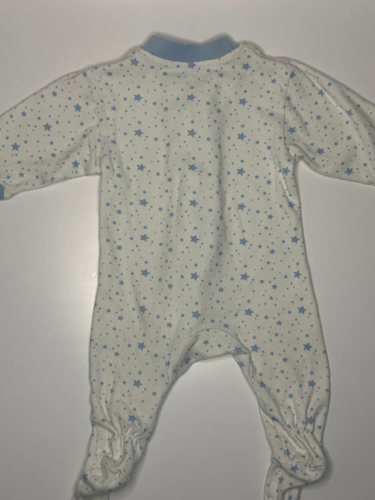 Sternchen Pyjama Strampler Gr. 56