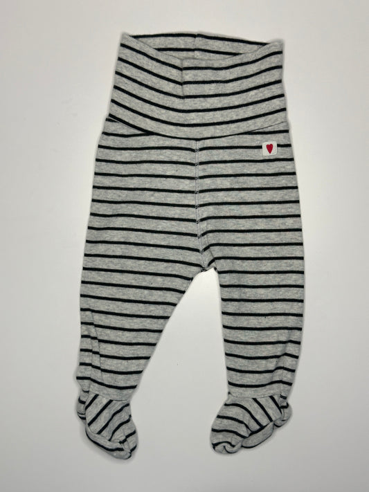 Babyhose mit Füssen Gr. 56