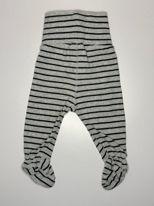 Babyhose mit Füssen Gr. 56