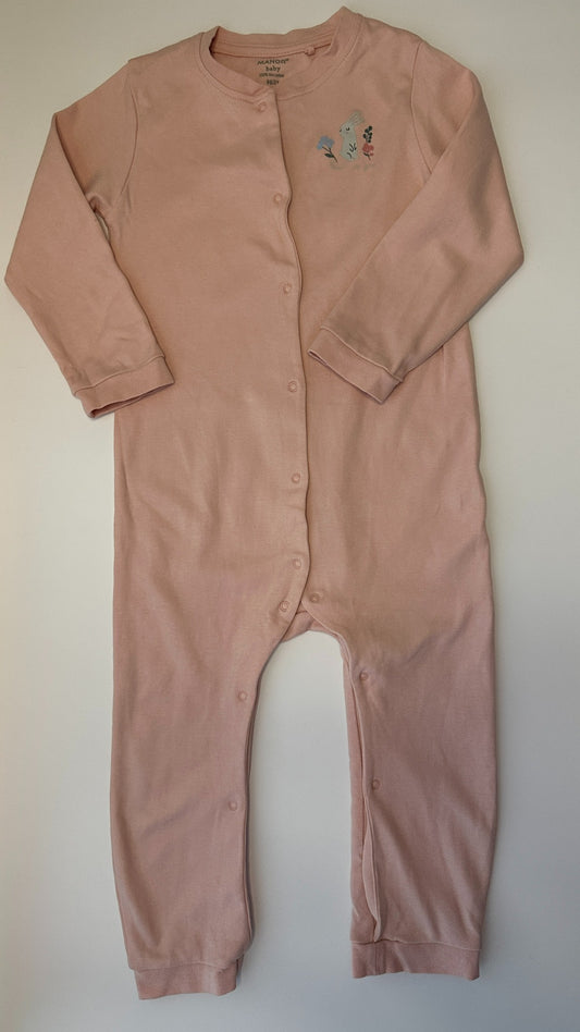 Manor Baby Overall rosa mit Häschen – Grösse 98