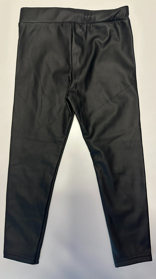 Primark Kunstleder-Leggings Schwarz – Grösse 104