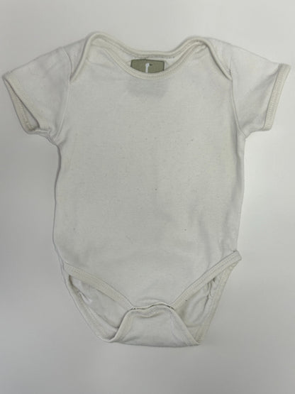 Baby Body Kurzarm Weiss Gr. 62 | So Little So Loved