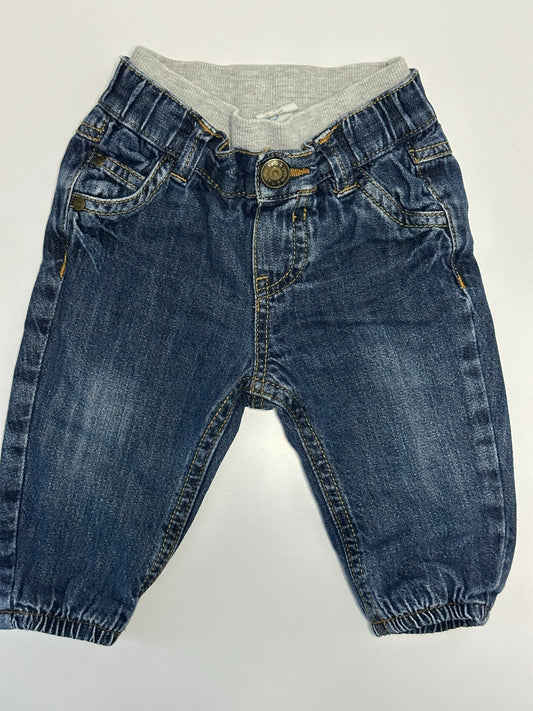 Baby Jeans mit Bündchen Gr. 68 | H&M