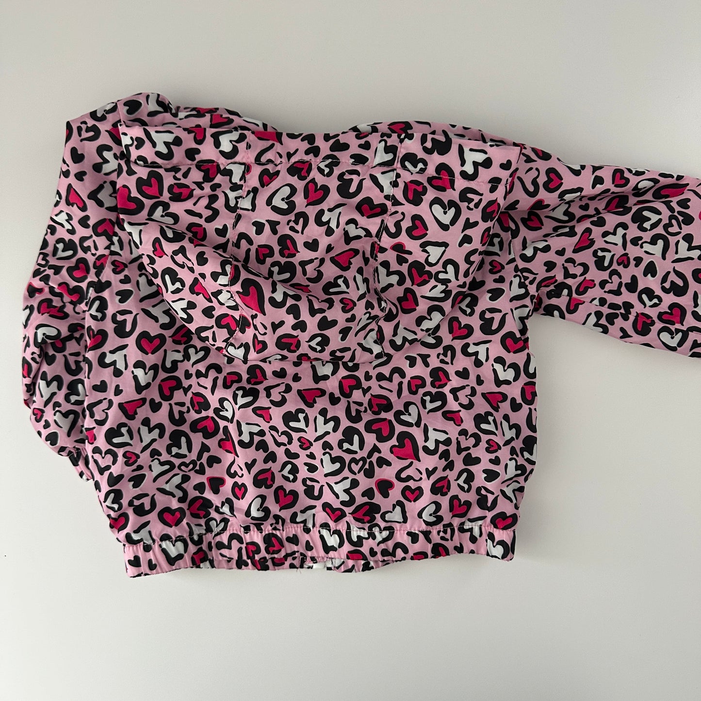 Baby Jacke Rosa Herzmuster Gr. 80