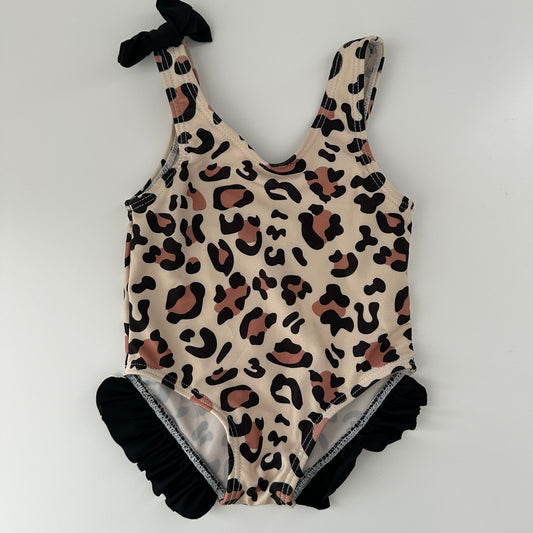 Baby Badeanzug Leo Muster Beige Gr. 70