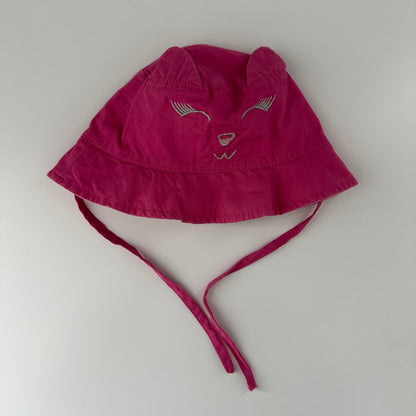 Baby Sonnenhut Pink Katze Gr. 48 (9-18 Mt)