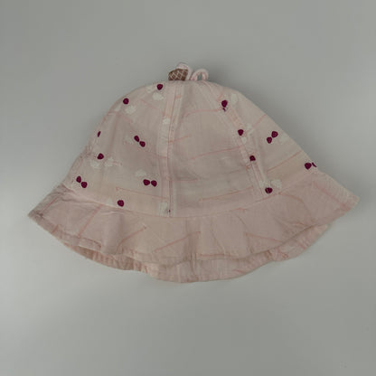 Baby Sonnenhut Rosa Muster Gr. 68
