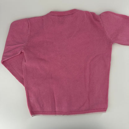 Baby Strickjacke Pink Regenbogen Einhorn Gr. 92