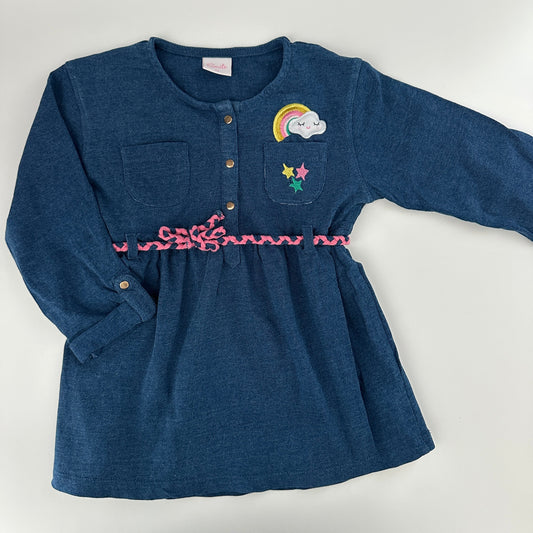 Langarmkleid Mädchen Gr. 92