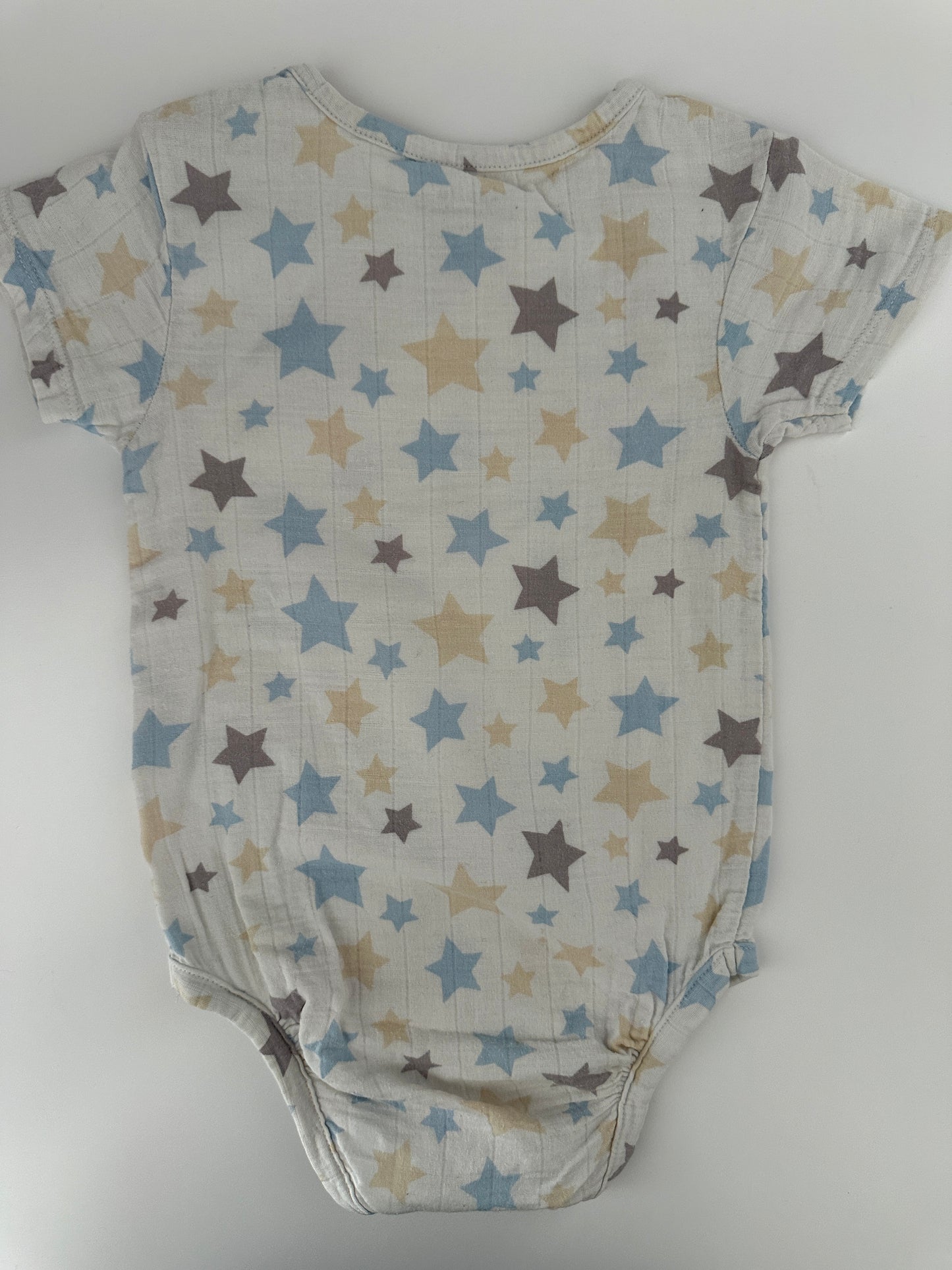 Lupilu Baby Body Sterne Kurzarm Creme Gr. 86/92