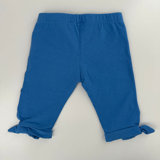 Mayoral Baby Leggings blau mit Schleifen & Zitronen-Patch Gr. 68/74