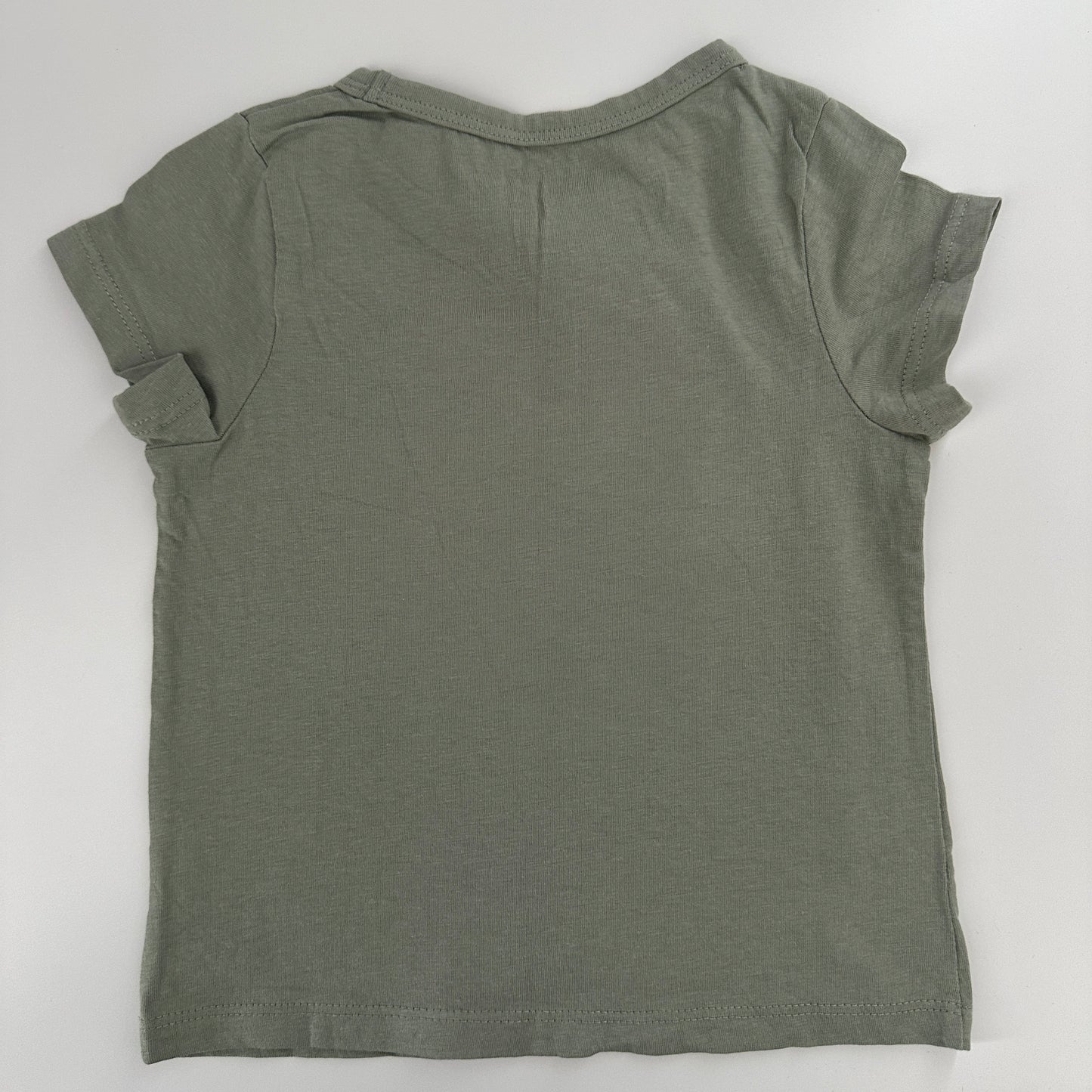 H&M T-Shirt Grün Basic Gr. 92 (2 Jahre)