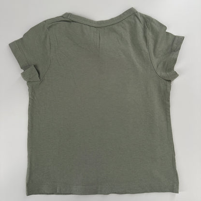 H&M T-Shirt Grün Basic Gr. 92 (2 Jahre)