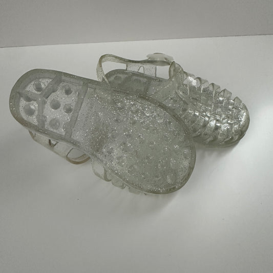 Glitzer Jelly Sandalen Transparent Gr. 21