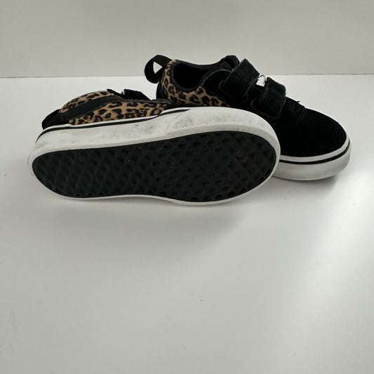 Vans Klett-Sneaker Schwarz Leo Gr. 21