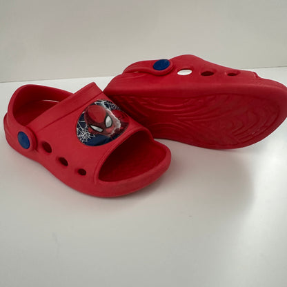 Spiderman Kinder Clogs Rot Gr. 22/23 Badeschuhe