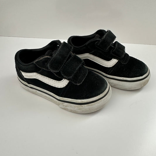 Vans Kinder Sneaker Schwarz Gr. 20 Klettverschluss