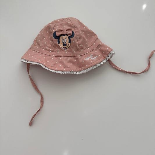 Disney Baby C&A Minnie Mouse Sonnenhut Rosa Gr. 42–43 / 3–6 Monate