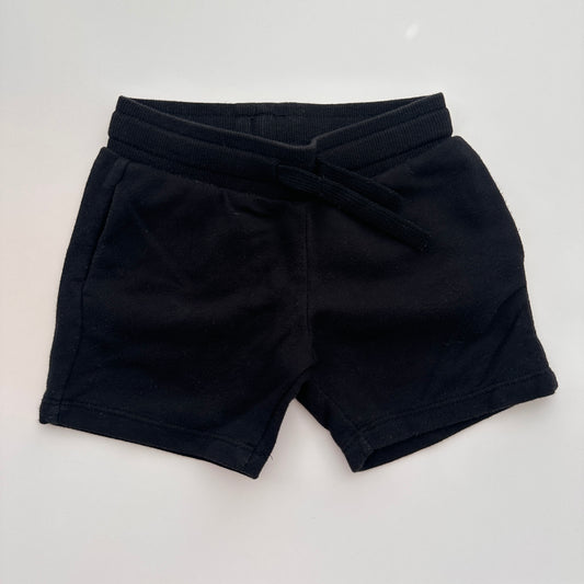 H&M Kinder Sweatshorts Schwarz Gr. 92