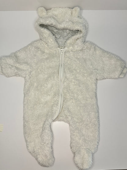 Newborn Overall mit Kapuze Gr. 50