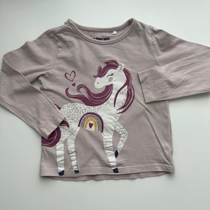 Bon Bon Girl Langarmshirt Einhorn Rosa Gr. 92/98
