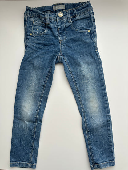 Name It Mädchen Jeans Slim Fit Blau Gr. 104