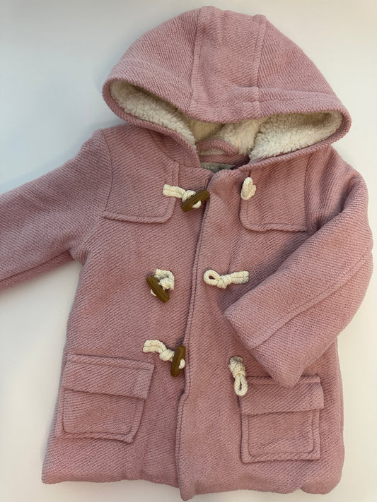 John Lewis Baby Dufflecoat mit Kapuze – Grösse 74/80