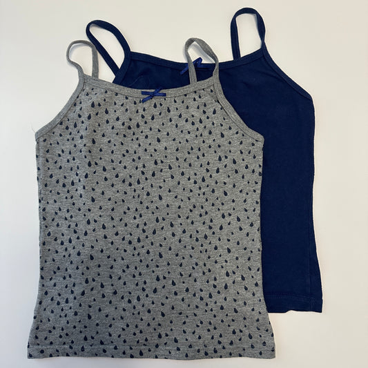 Pebblestone Unterhemden 2er-Set Gr. 98/104 | 100% Baumwolle