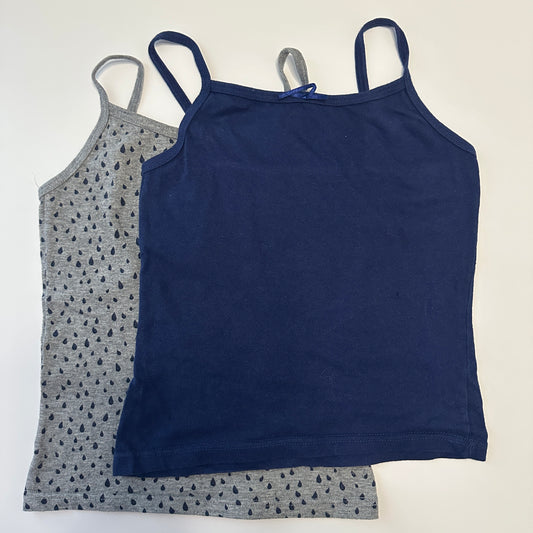 Pebblestone Unterhemden 2er-Set Gr. 98/104 | 100% Baumwolle