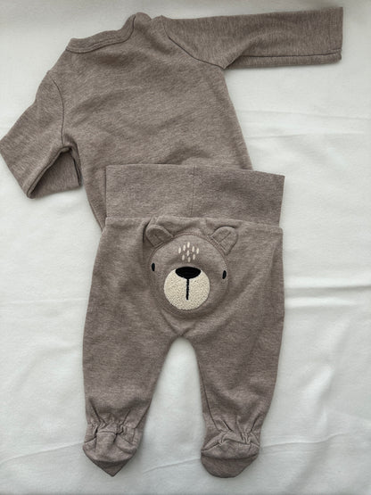 Topomini Set Braun Baby Body & Hose Gr. 56