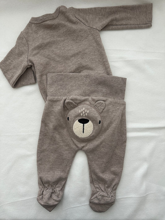 Topomini Set Braun Baby Body & Hose Gr. 56
