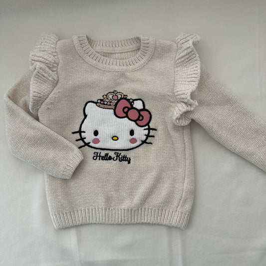C&A Hello Kitty Pullover Grösse 98 Creme