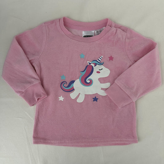 Lily & Dan Einhorn Kuschelshirt Rosa Grösse 86/92