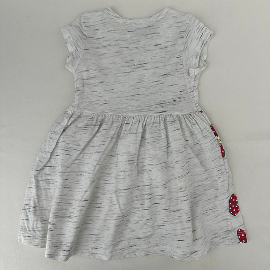 Hello Kitty Sommerkleid Weiss Rot Grösse 98