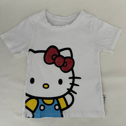 Primark Hello Kitty T-Shirt Weiss Grösse 98
