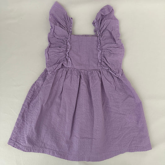 Smile Mädchen Kleid Flieder mit Volants Gr. 86/92