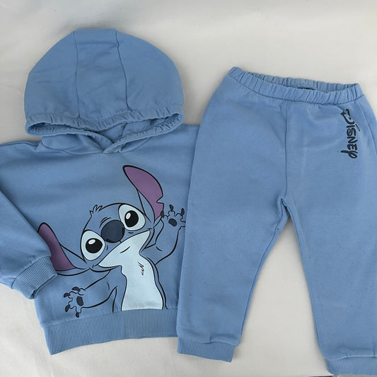 Disney Stitch Jogginganzug Hellblau Gr. 92