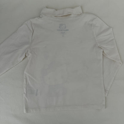 Hello Kitty Rollkragen-Shirt Cremeweiss Gr. 98