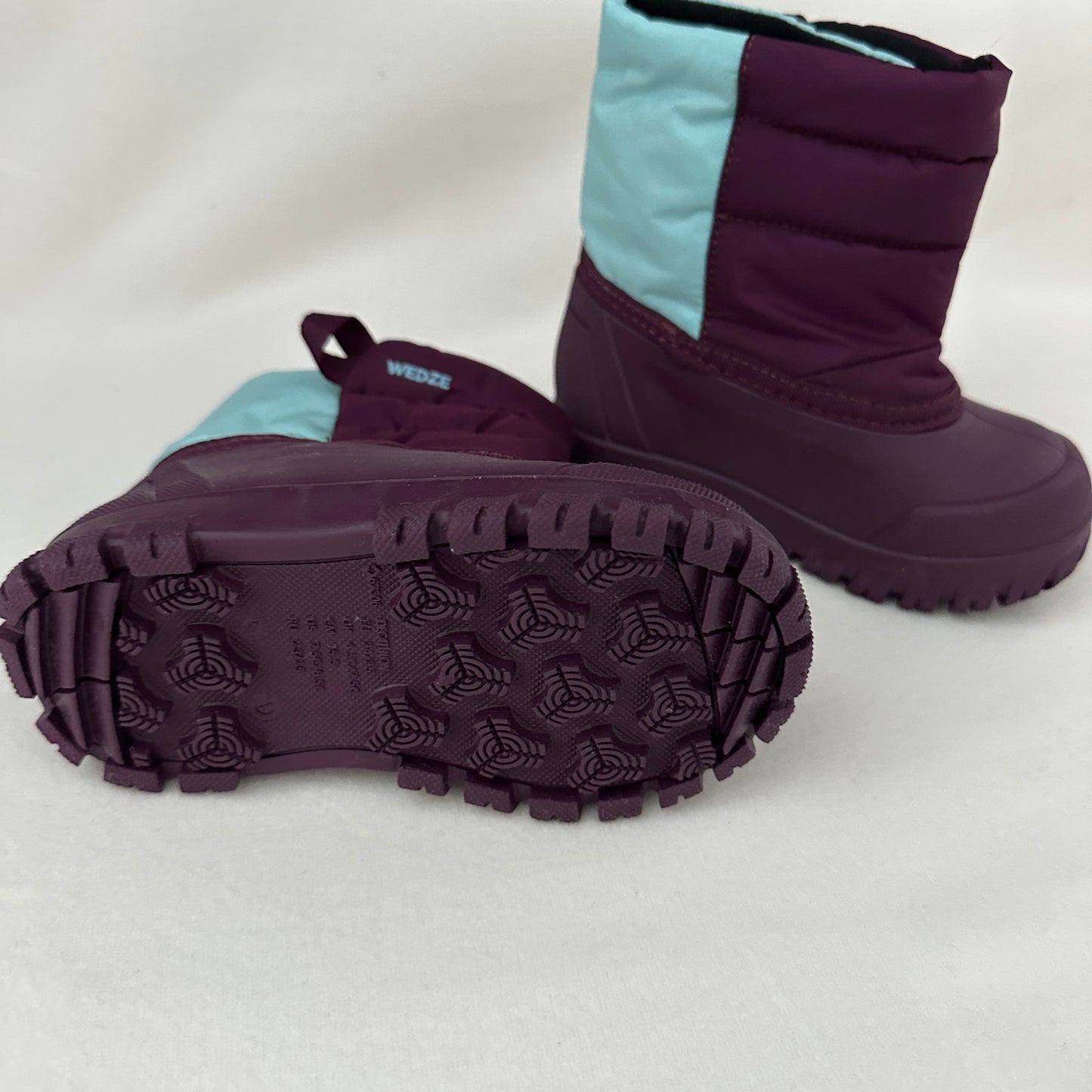Kinder Winterstiefel Schnee Boots Lila Türkis Gr. 24/25