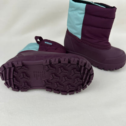 Kinder Winterstiefel Schnee Boots Lila Türkis Gr. 24/25