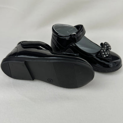 Cupcake Couture Mädchen Lackschuhe Schwarz mit Schleife Gr. 24