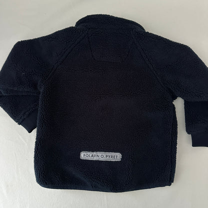 Polarn O. Pyret Teddy Fleecejacke Dunkelblau Gr. 86