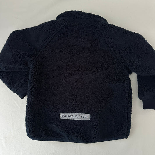 Polarn O. Pyret Teddy Fleecejacke Dunkelblau Gr. 86