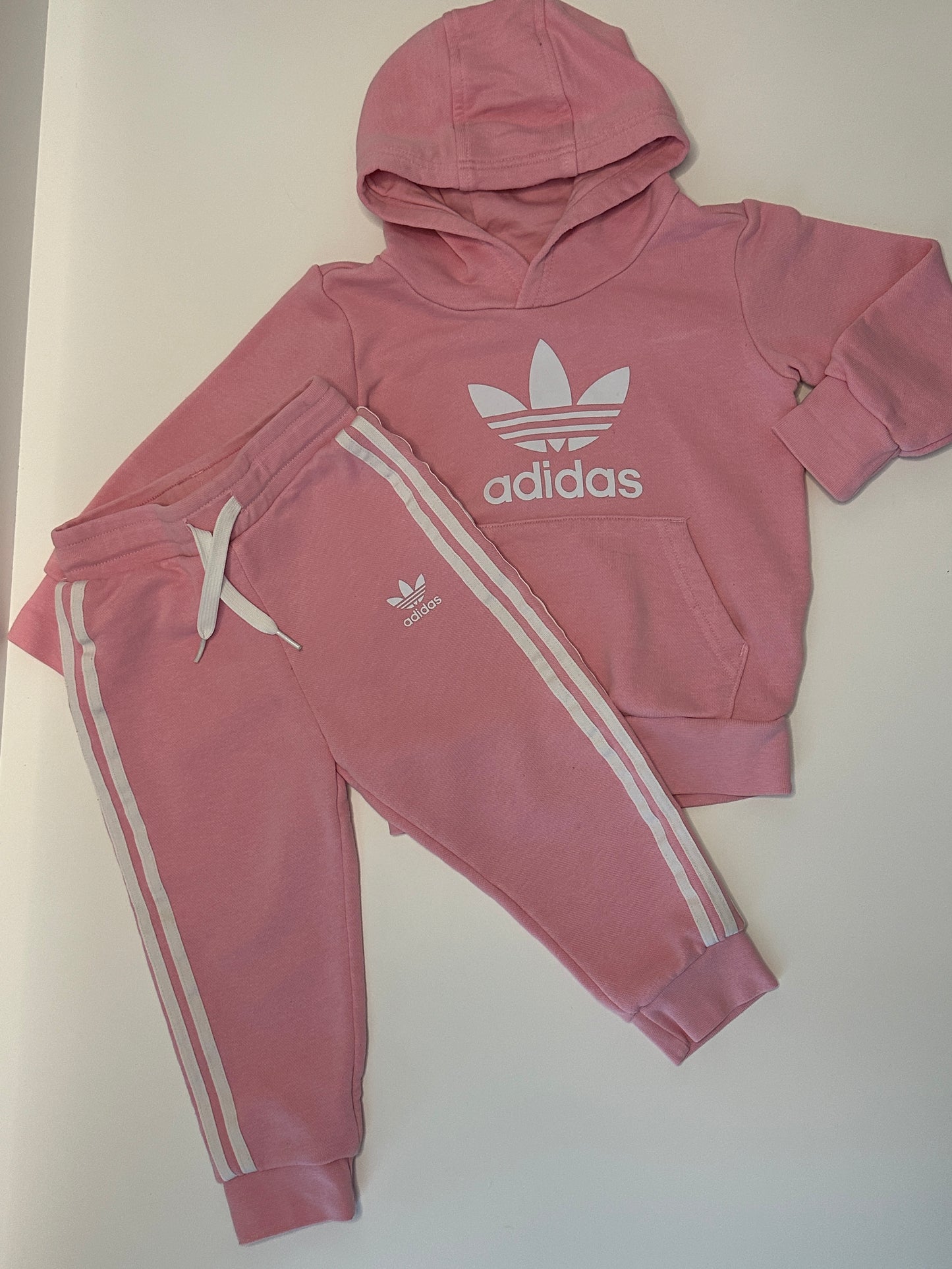 Adidas Originals Trainingsanzug Rosa Gr. 92 | Hoodie & Jogginghose