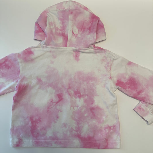 C&A Hoodie „Cool Vibes“ Rosa Batik Gr. 122/128