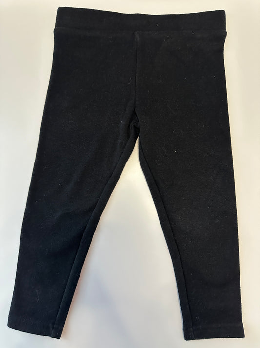 Warme Leggings Schwarz 98 | Gefüttert