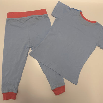 Alive 2-teiliges Pyjama Set 86/92 | Einhorn & Meer | 100% Baumwolle