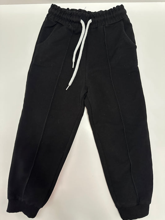 Zerom Jogginghose Gr. 110 | Schwarz | Mit Taschen & Kordel